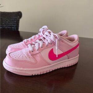 Nike Vibrant Pink Low-Top Sneakers
